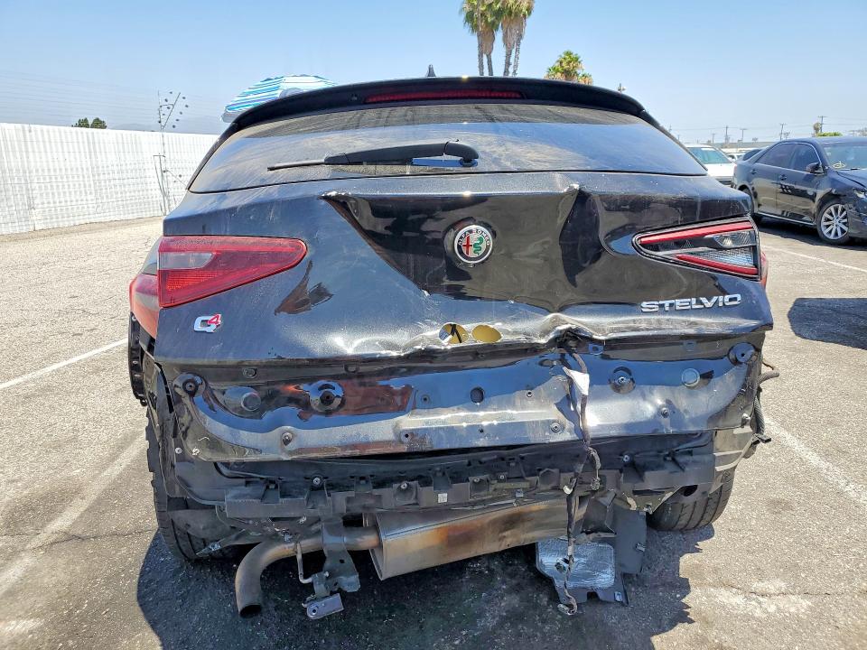 2019 Alfa romeo Stelvio VIN ZASPAKANXK7C41468 COPART salvage auction — REAR END, Ca - Salvage Certificate, sold $3,950 on 2026-07-24 (photo 6)