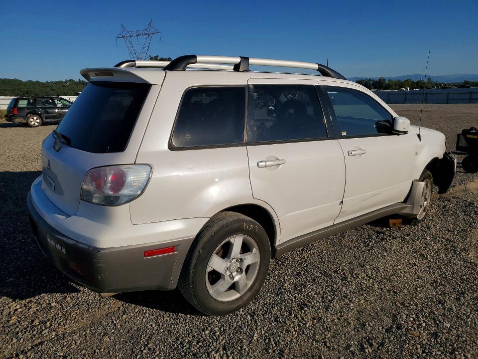2003 Mitsubishi Outlander VIN JA4LX41G33U036946 COPART salvage auction — FRONT END, Ca - Salvage Certificate, sold $50 on 2026-07-10 (photo 3)