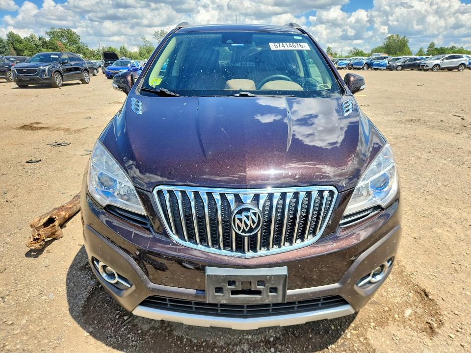 2015 Buick Encore VIN KL4CJDSBXFB036334 COPART salvage auction — REAR END, Il - Salvage Certificate, sold $975 on 2026-07-23 (photo 5)
