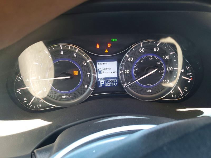 2012 Infiniti VIN JN8AZ2ND2C9715285 COPART salvage auction — FRONT END, Az - Cert Of Title - Salvage, sold $225 on 2026-07-24 (photo 9)