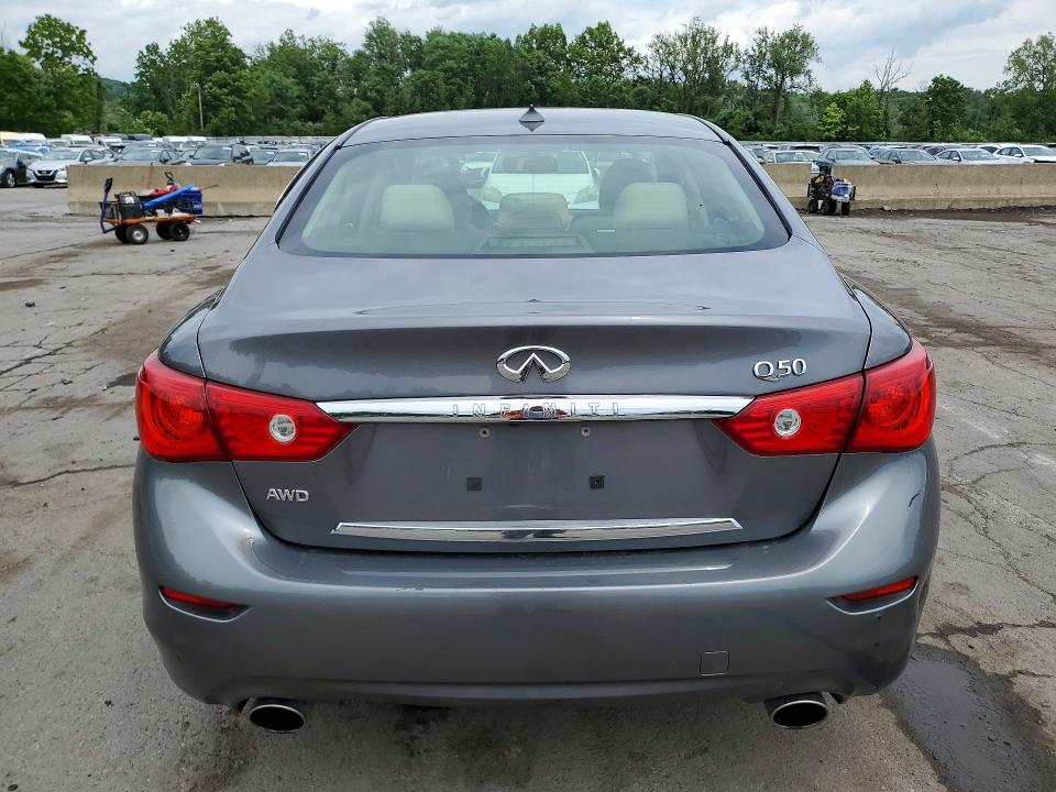 2014 Infiniti VIN JN1AV7AR6EM702449 COPART salvage auction — SIDE, Ny - Mv-907A Salvage Certificate, sold $1,550 on 2026-07-16 (photo 6)