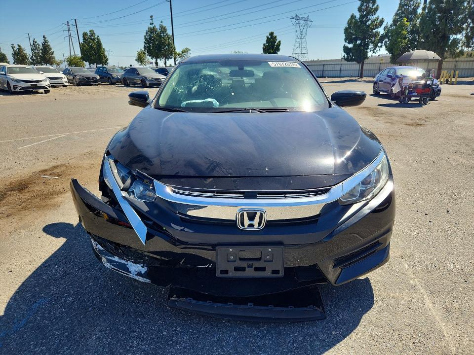 2018 Honda Civic VIN 2HGFC2F76JH508182 COPART salvage auction — FRONT END, Ca - Salvage Certificate, sold $5,200 on 2026-07-02 (photo 5)