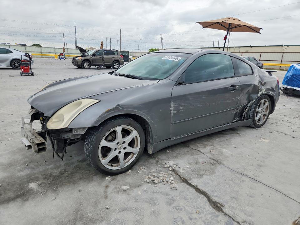 2003 Infiniti G VIN JNKCV54E53M210056 COPART salvage auction — FRONT END, Ca - Salvage Certificate, sold $300 on 2026-07-31 (photo 1)