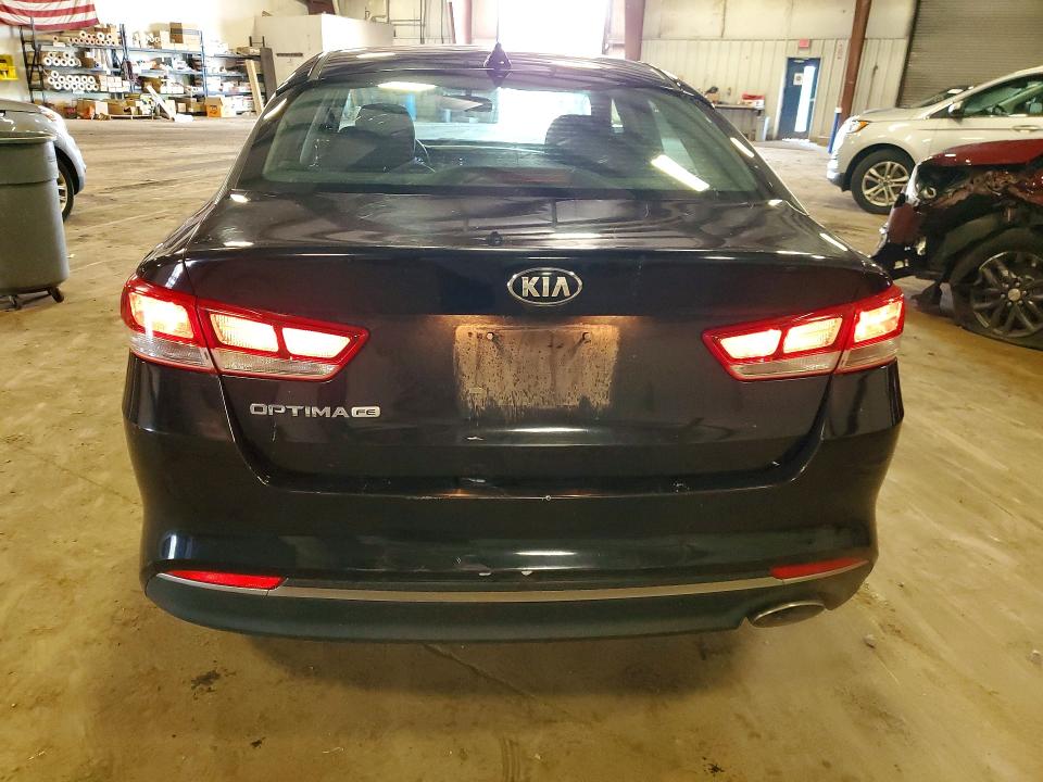 2016 Kia Optima VIN 5XXGT4L34GG097117 COPART salvage auction — FRONT END, Mi - Certificate Of Title, sold $825 on 2026-07-20 (photo 6)