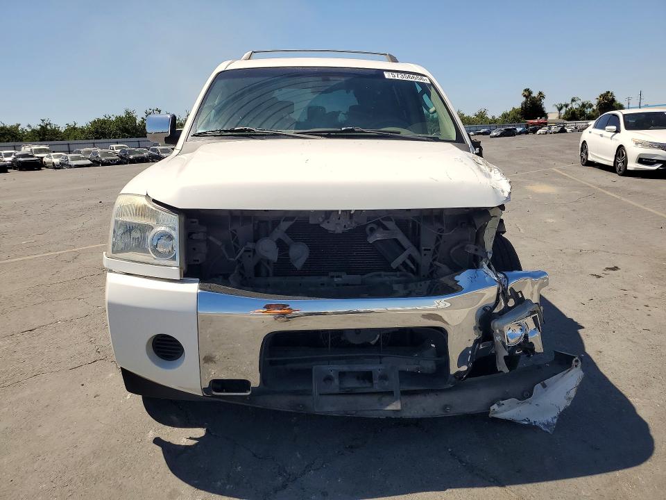 2006 Nissan Armada VIN 5N1AA08A46N702070 COPART salvage auction — FRONT END, Ca - Salvage Certificate, sold $575 on 2026-07-09 (photo 5)