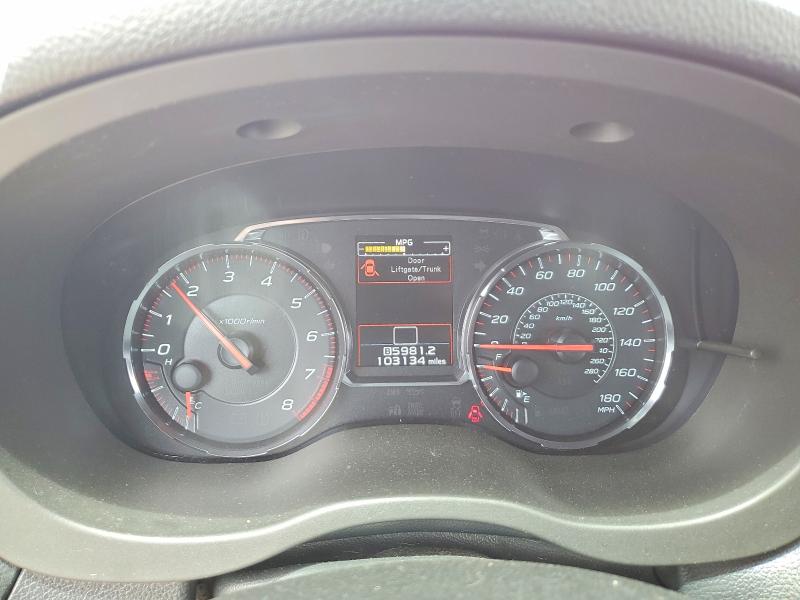 2018 Subaru Wrx VIN JF1VA1C60J9834345 COPART salvage auction — FRONT END, ID - SALVAGE CERTIFICATE OF TITLE, sold $2,550 on 2026-07-30 (photo 9)