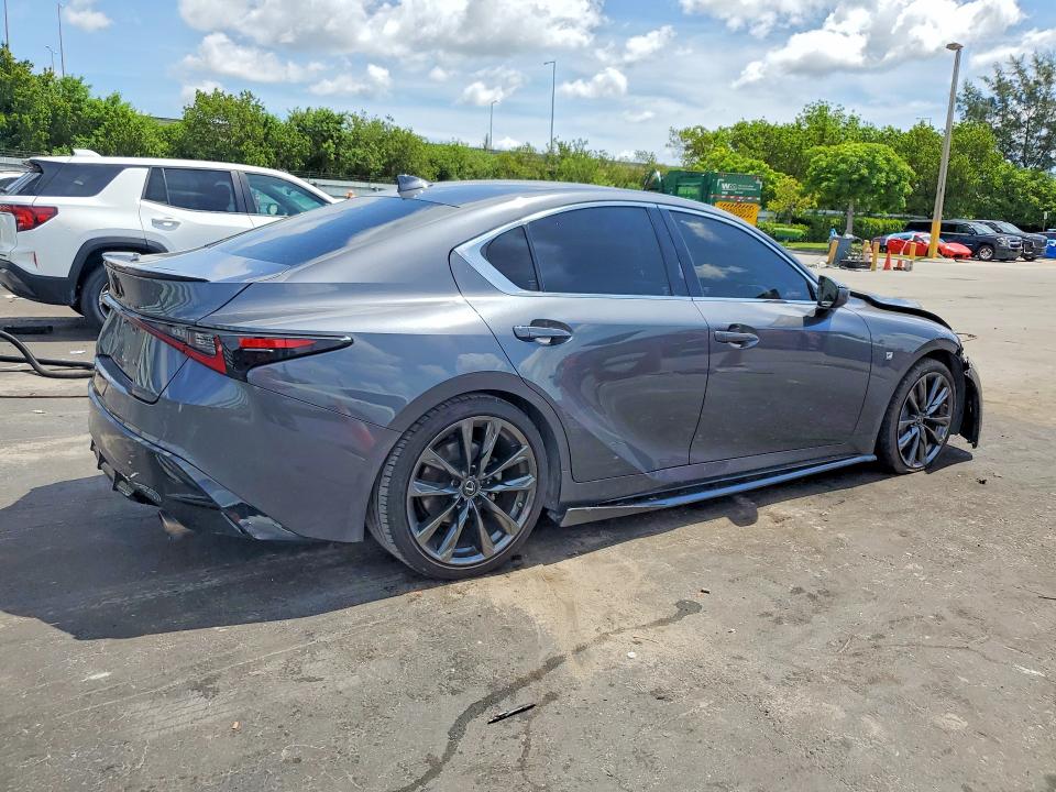 2022 Lexus Is VIN JTHGZ1B28N5055894 COPART salvage auction — FRONT END, Fl - Cert Of Title Slvg Rebuildable, sold $9,400 on 2026-07-20 (photo 3)