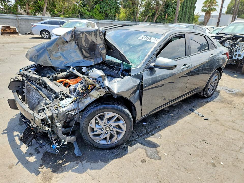 2024 Hyundai Elantra VIN KMHLM4DJ9RU096966 COPART salvage auction — ALL OVER, CA - CERTIFICATE OF TITLE, sold $1,000 on 2026-07-16 (photo 1)