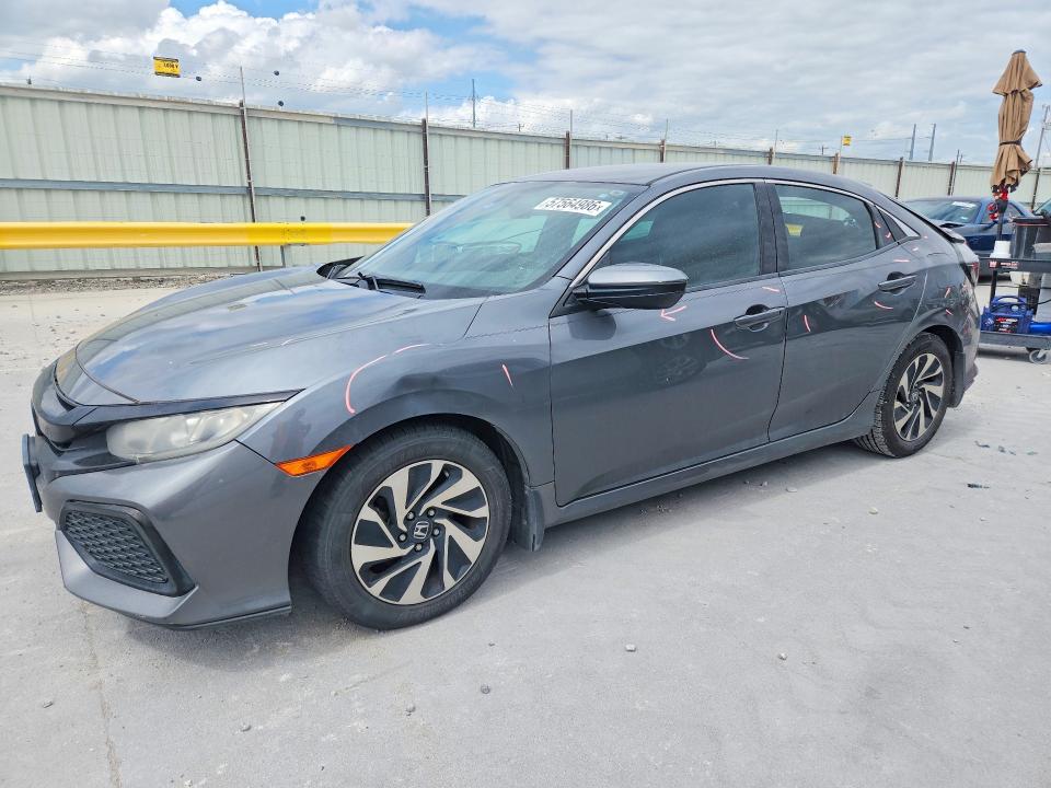 2017 Honda Civic VIN SHHFK7H20HU222861 COPART salvage auction — REAR END, Tx - Salvage Vehicle Title, sold $175 on 2026-07-24 (photo 1)