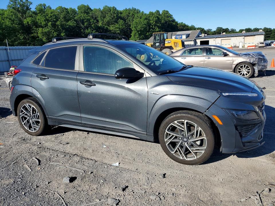 2022 Hyundai VIN KM8K3CA35NU852138 COPART salvage auction — FRONT END, Pa - Certificate Of Salvage, sold $6,900 on 2026-07-02 (photo 4)
