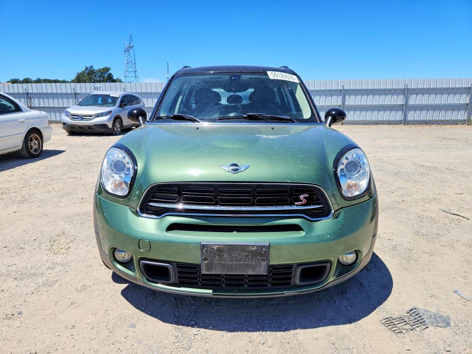 2015 Mini Cooper VIN WMWZC3C52FWT05123 COPART salvage auction — FRONT END, Ca - Salvage Certificate, sold $500 on 2026-07-10 (photo 5)