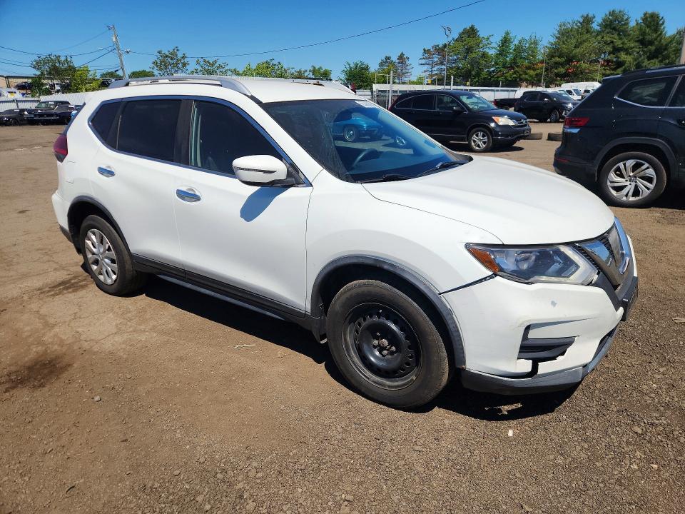 2017 Nissan Rogue VIN KNMAT2MV0HP593990 COPART salvage auction — UNDERCARRIAGE, Ct - Cert Of Title-Salvage, sold $1,450 on 2026-07-10 (photo 4)
