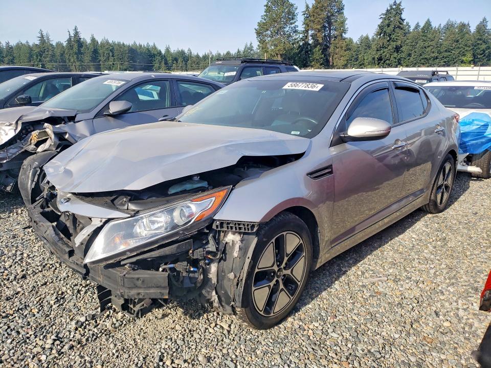 2013 Kia Optima VIN KNAGM4AD3D5057049 COPART salvage auction — FRONT END, WA - BILL OF SALE, sold $450 on 2026-07-31 (photo 1)