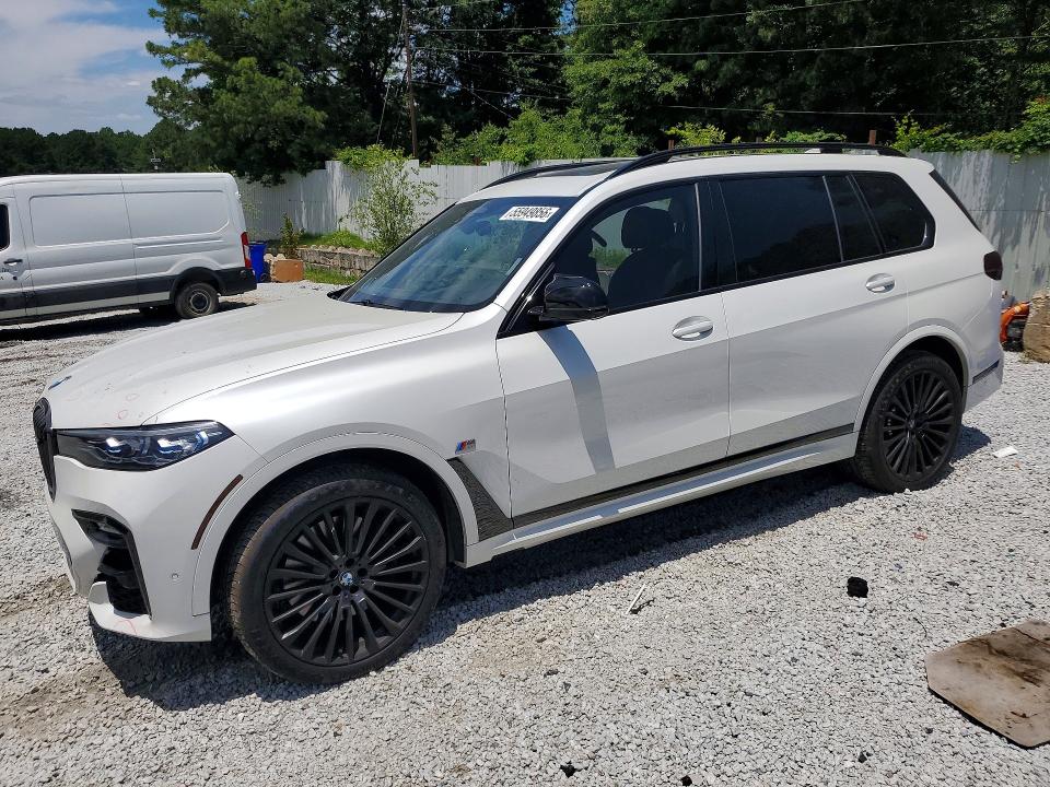 2021 BMW X7 VIN 5UXCX6C00M9H49794 COPART salvage auction — SIDE, Ga - Cert Of Title-Salvage, sold $30,000 on 2026-07-06 (photo 1)