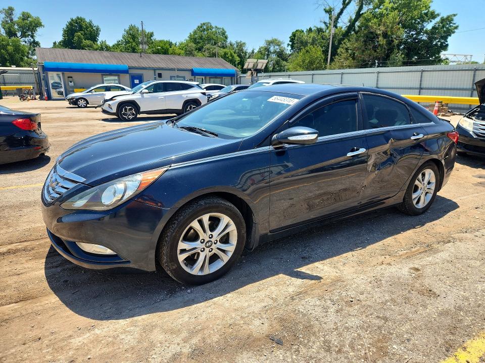 2011 Hyundai Sonata VIN 5NPEC4AC1BH163341 COPART salvage auction — SIDE, KS - CERT OF TITLE-SALVAGE, sold $725 on 2026-07-08 (photo 1)