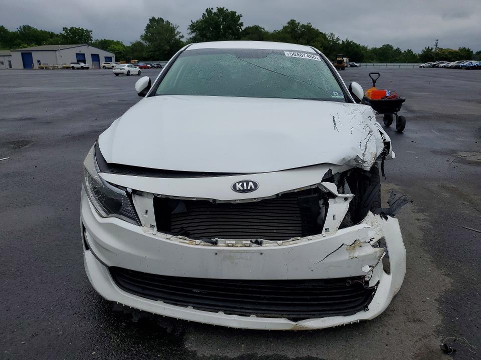 2017 Kia Optima VIN 5XXGT4L39HG147687 COPART salvage auction — FRONT END, Nj - Cert Of Title-Salvage, sold $775 on 2026-07-30 (photo 5)