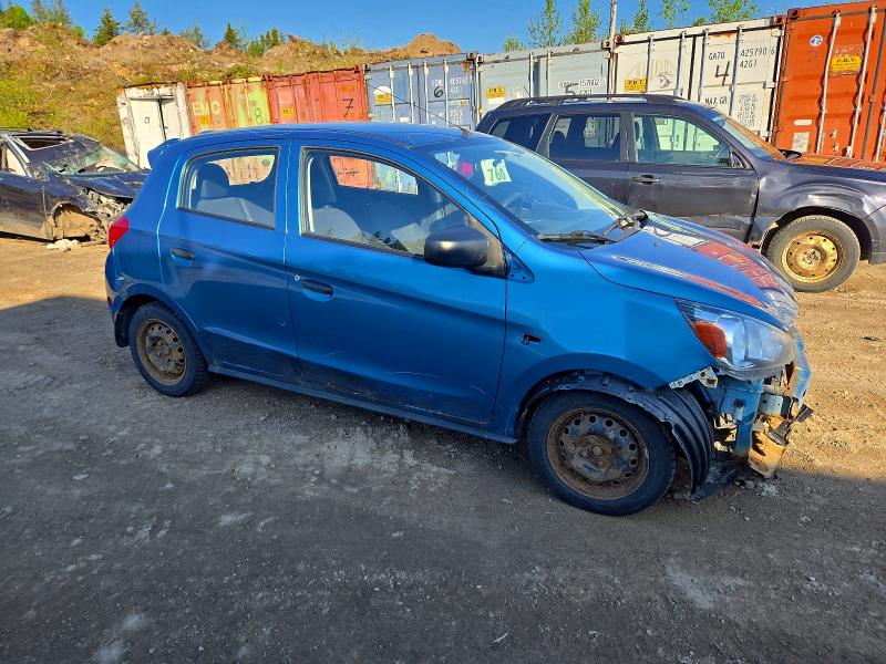 2014 Mitsubishi Mirage VIN ML32A3HJ3EH004737 COPART salvage auction — FRONT END, Qc - Gravement Accidente, sold $200 on 2026-07-07 (photo 4)