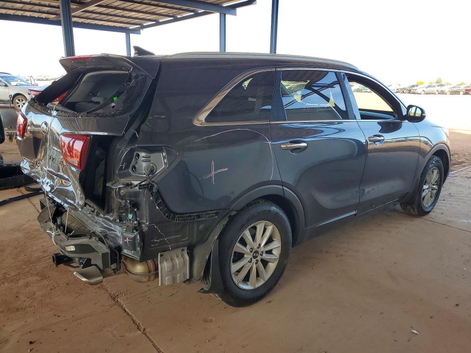 2019 Kia Sorento VIN 5XYPG4A34KG525120 COPART salvage auction — REAR END, Az - Cert Of Title - Salvage, sold $550 on 2026-07-28 (photo 3)