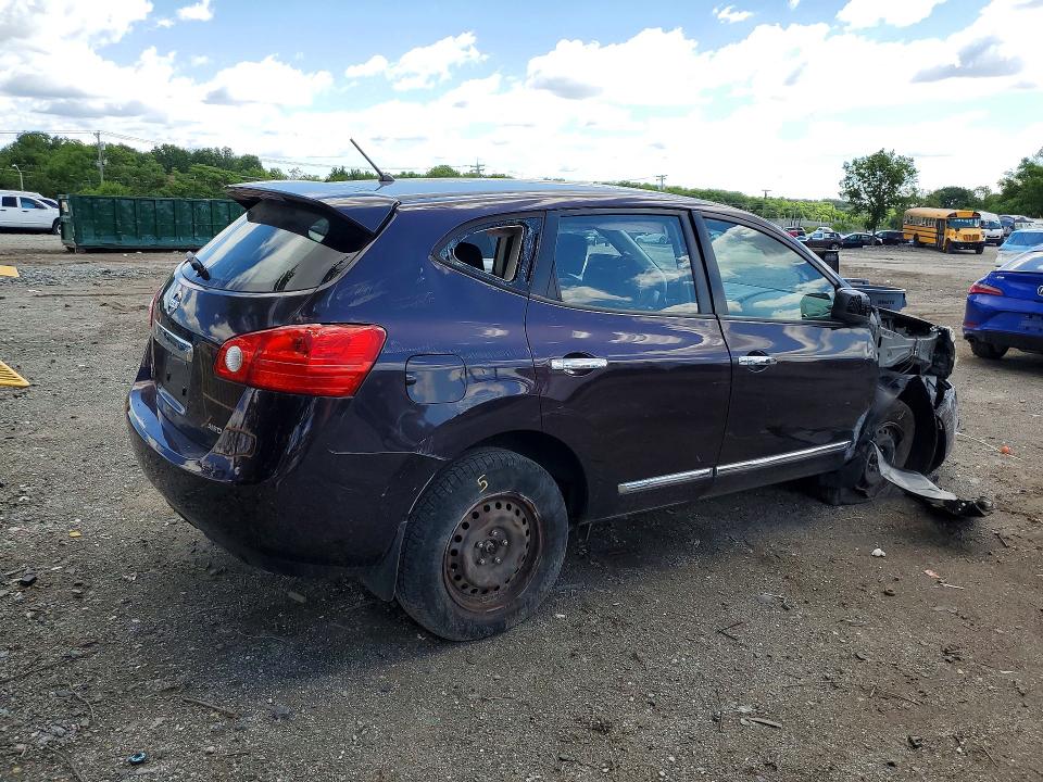 2013 Nissan Rogue VIN JN8AS5MV6DW610297 COPART salvage auction — FRONT END, Id - Salvage Certificate Of Title, sold $125 on 2026-07-30 (photo 3)