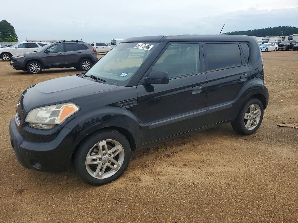 2010 Kia Soul VIN KNDJT2A29A7179946 COPART salvage auction — FRONT END, Tx - Salvage Vehicle Title, sold $100 on 2026-07-06 (photo 1)