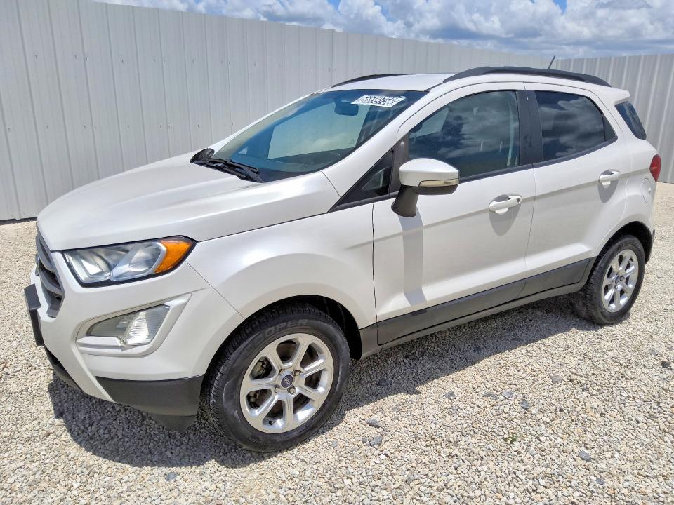 2021 Ford Ecosport VIN MAJ3S2GE7MC407800 COPART salvage auction — MINOR DENT/SCRATCHES, Fl - Certificate Of Title, sold $5,700 on 2026-07-09 (photo 1)