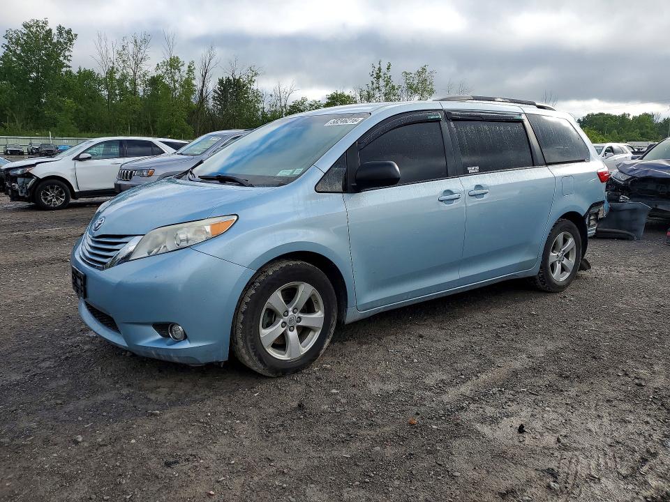 2015 Toyota VIN 5TDKK3DC4FS529112 COPART salvage auction — REAR END, Ny - Mv-907A Salvage Certificate, sold $1,200 on 2026-07-06 (photo 1)