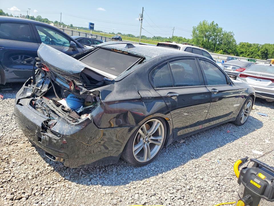 2013 BMW VIN WBAYA6C55DD143709 COPART salvage auction — REAR END, Al - Cert Of Title-Salvage Title, sold $250 on 2026-07-28 (photo 3)