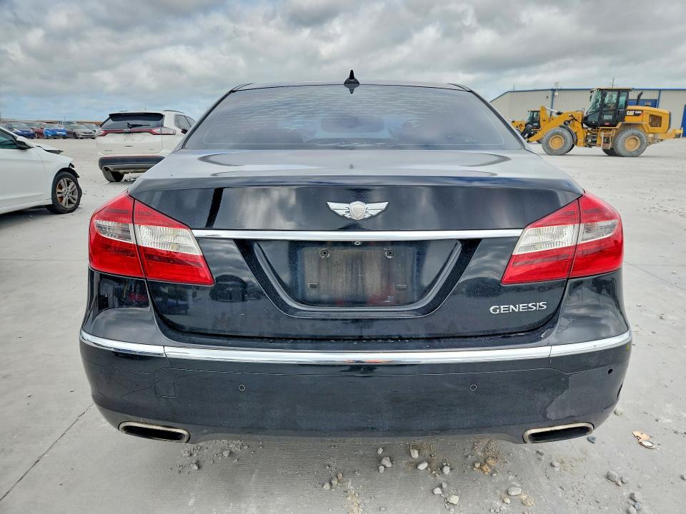 2013 Hyundai Genesis VIN KMHGC4DD6DU256681 COPART salvage auction — FRONT END, Tx - Certificate Of Title, sold $650 on 2026-07-21 (photo 6)