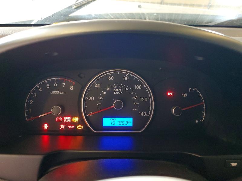 2010 Hyundai Elantra VIN KMHDU4AD5AU078875 COPART salvage auction — FRONT END, Il - Salvage Certificate, sold $375 on 2026-07-15 (photo 9)