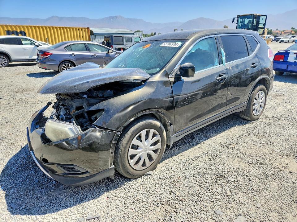 2016 Nissan Rogue VIN JN8AT2MT0GW003634 COPART salvage auction — FRONT END, CA - SALVAGE CERTIFICATE, sold $175 on 2026-07-22 (photo 1)