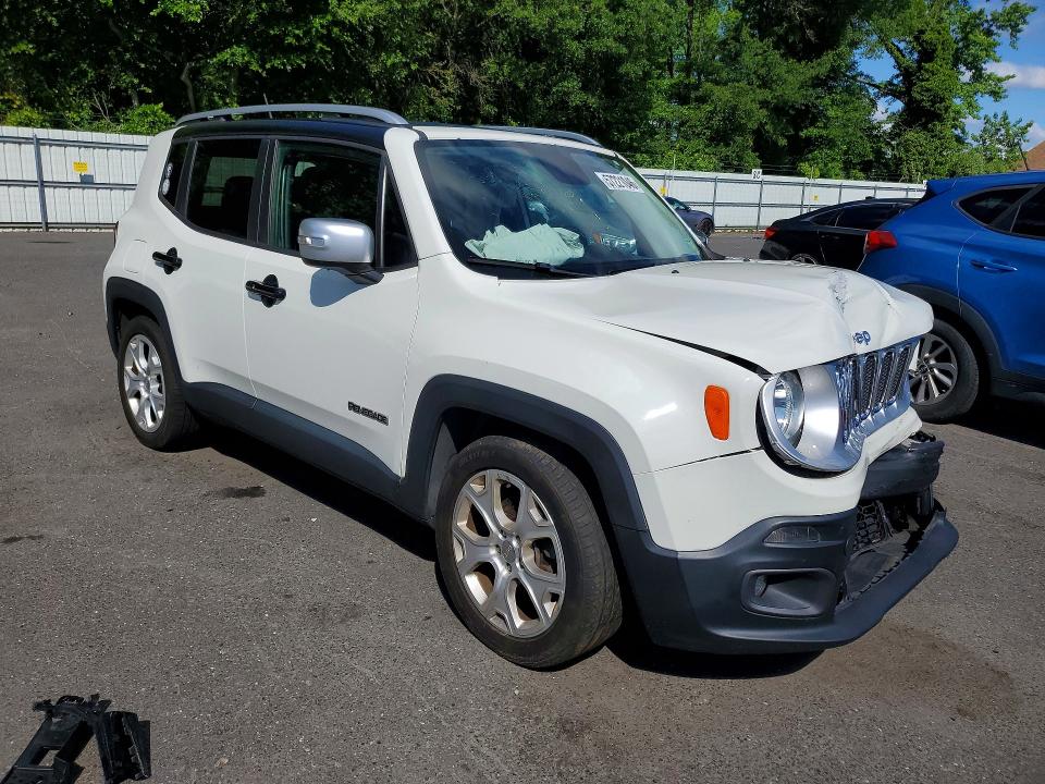 2017 Jeep Renegade VIN ZACCJADB2HPE47821 COPART salvage auction — FRONT END, Nj - Cert Of Title-Salvage, sold $525 on 2026-08-04 (photo 4)