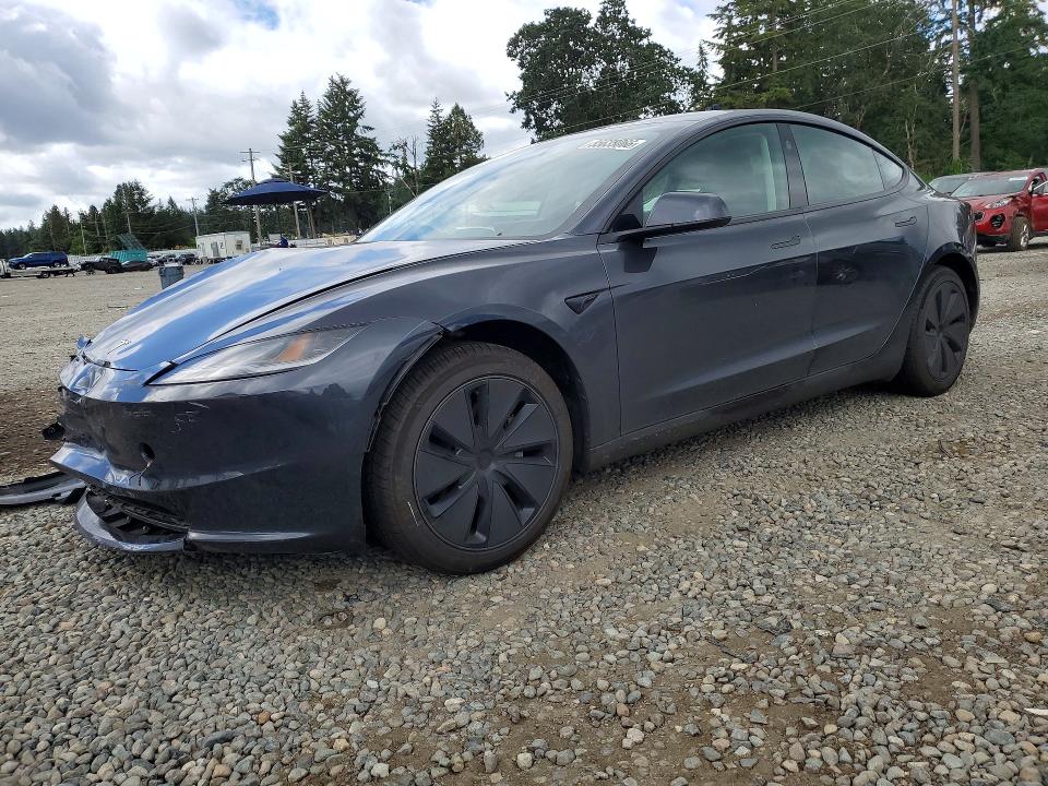 2025 Tesla Model 3 VIN 5YJ3E1EA4SF970296 COPART salvage auction — FRONT END, Wa - Bill Of Sale, sold $6,200 on 2026-07-28 (photo 1)