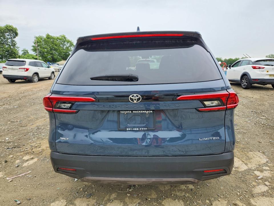 2024 Toyota Highlander VIN 5TDAAAB53RS058694 COPART salvage auction — FRONT END, Nj - Cert Of Title-Salvage, sold $19,000 on 2026-07-20 (photo 6)