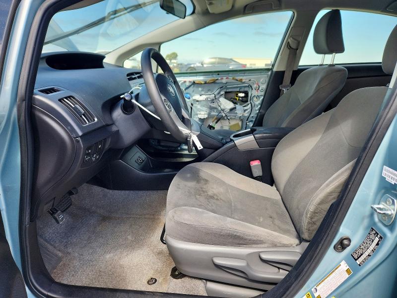 2012 Toyota Prius VIN JTDKN3DP1C3024460 COPART salvage auction — VANDALISM, Ca - Salvage Certificate, sold $4,750 on 2026-07-16 (photo 7)