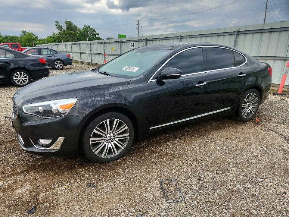 2014 Kia Cadenza VIN KNALN4D75E5165949 COPART salvage auction — HAIL, Il - Salvage Certificate, sold $1,850 on 2026-07-29 (photo 1)