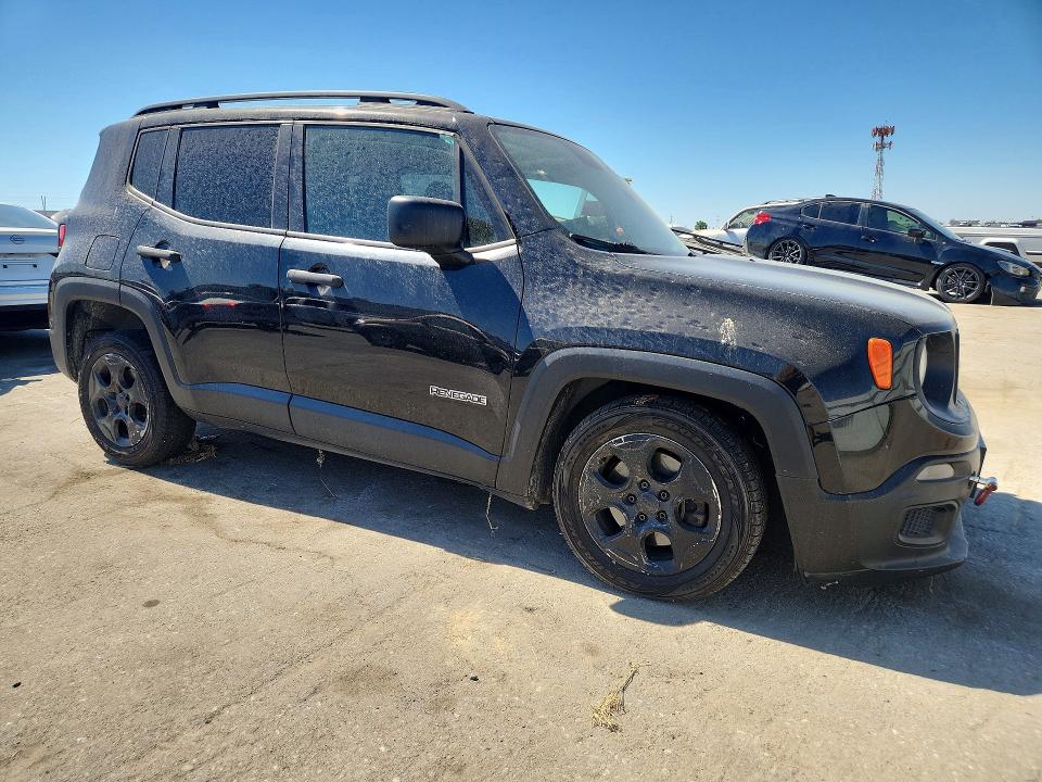 2015 Jeep Renegade VIN ZACCJAAT8FPB82123 COPART salvage auction — FRONT END, Ca - Salvage Certificate, sold $800 on 2026-07-10 (photo 4)