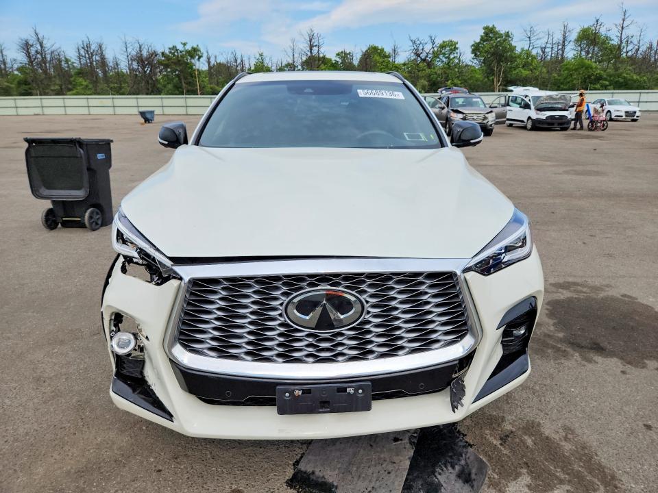 2023 Infiniti Qx55 VIN 3PCAJ5KR9PF106260 COPART salvage auction — FRONT END, NY - MV-907A SALVAGE CERTIFICATE, sold $8,400 on 2026-07-20 (photo 5)
