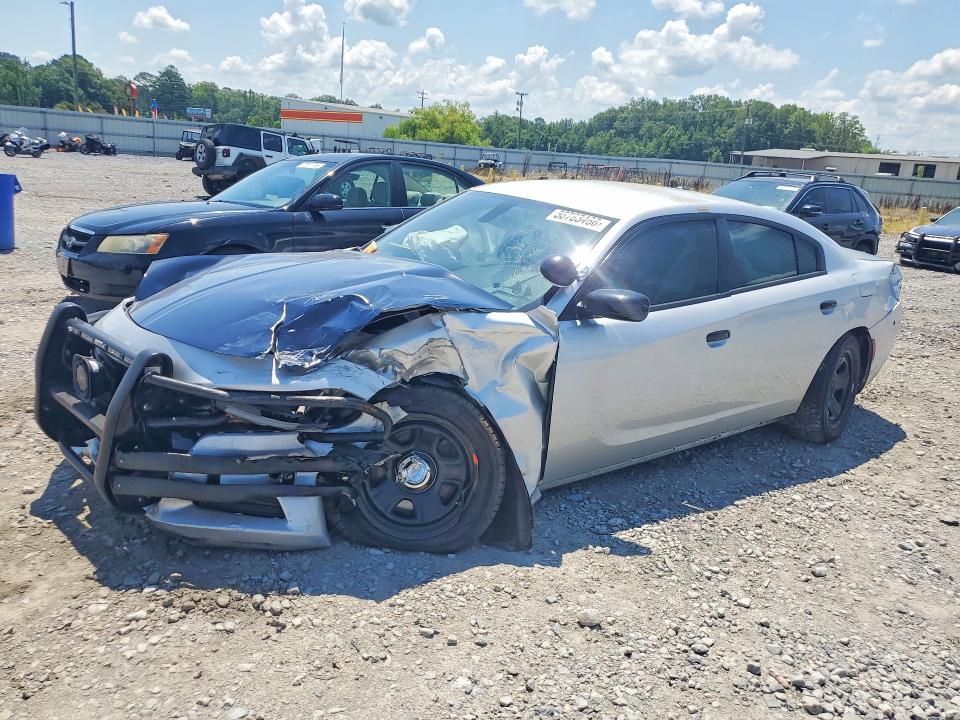 2021 Dodge Charger VIN 2C3CDXAT1MH643546 COPART salvage auction — FRONT END, Al - Cert Of Title-Salvage Title, sold $1,250 on 2026-07-09 (photo 1)