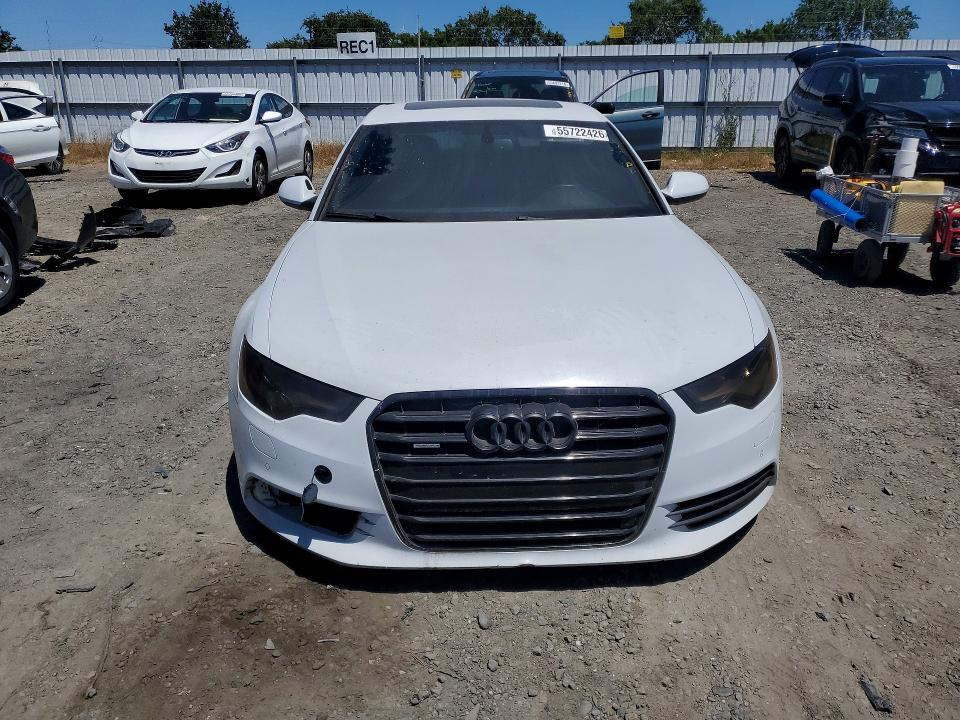 2014 Audi A6 VIN WAUFGAFC5EN147029 COPART salvage auction — VANDALISM, Ca - Salvage Certificate, sold $750 on 2026-07-02 (photo 5)