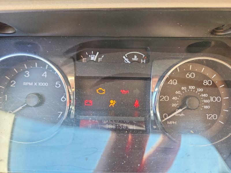 2008 Lincoln Mkz VIN 3LNHM26T48R657654 COPART salvage auction — FRONT END, Nc - Salvage Certificate Of Title, sold $325 on 2026-07-22 (photo 9)