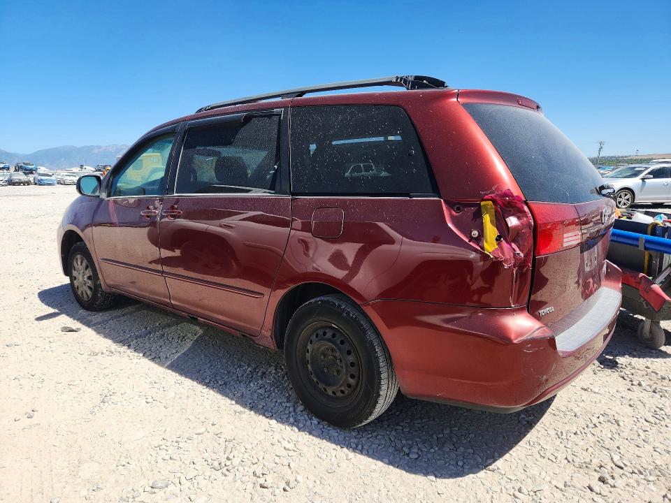 2005 Toyota Sienna VIN 5TDZA23C65S297172 COPART salvage auction — REAR END, Ut - Certificate Of Title, sold $350 on 2026-07-10 (photo 2)
