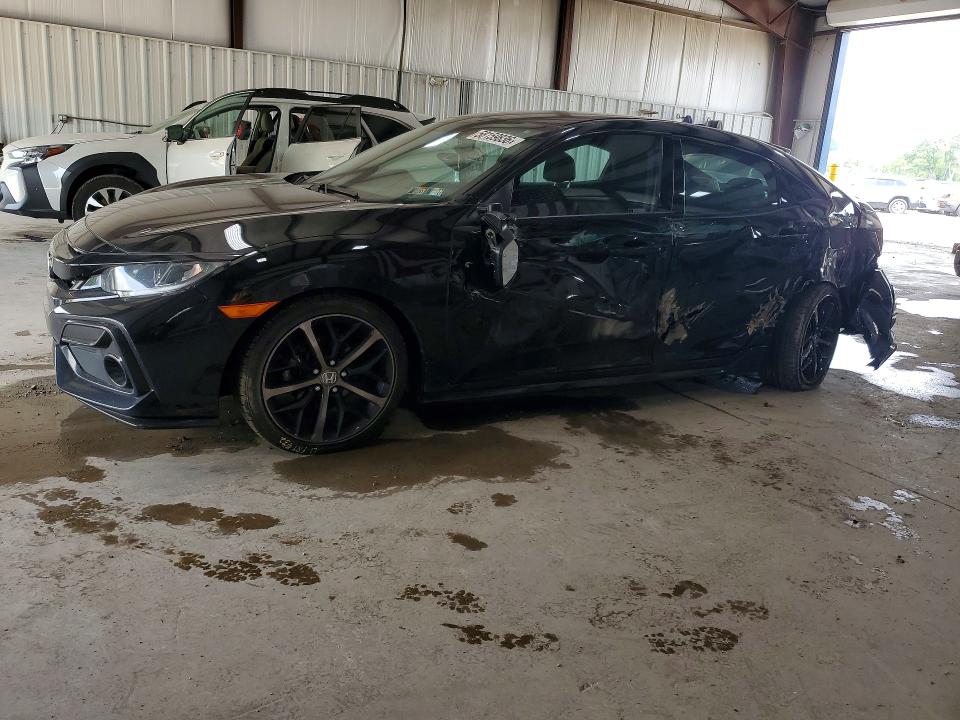 2021 Honda Civic VIN SHHFK7H42MU411488 COPART salvage auction — SIDE, Pa - Certificate Of Salvage, sold $4,700 on 2026-07-22 (photo 1)