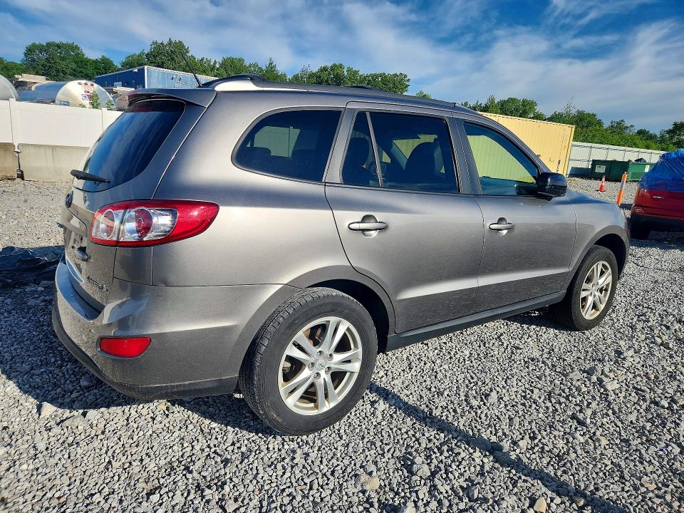 2011 Hyundai Santa fe VIN 5XYZH4AGXBG085896 COPART salvage auction — SIDE, Oh - Cert Of Title-Salvage, sold $750 on 2026-07-24 (photo 3)