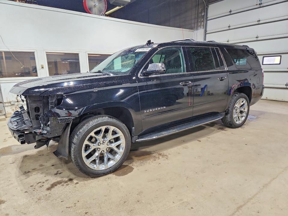 2019 Chevrolet Suburban VIN 1GNSKJKCXKR219456 COPART salvage auction — FRONT END, MN - CERT OF TITLE-SALVAGE, sold $7,900 on 2026-07-02 (photo 1)