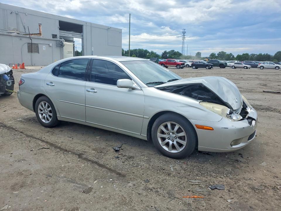 2004 Lexus Es 330 VIN JTHBA30G245041855 COPART salvage auction — FRONT END, VA - CERT OF TITLE - SALVAGE, sold $450 on 2026-07-15 (photo 4)