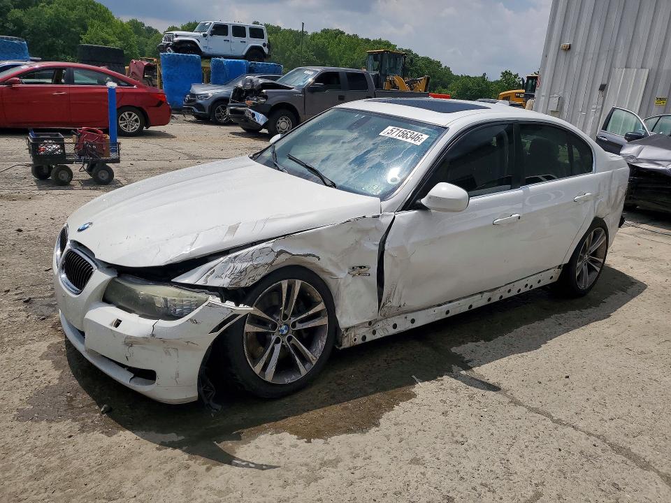 2011 BMW 3er VIN WBAPL5C59BA920312 COPART salvage auction — FRONT END, Nj - Cert Of Title-Salvage, sold $225 on 2026-07-27 (photo 1)