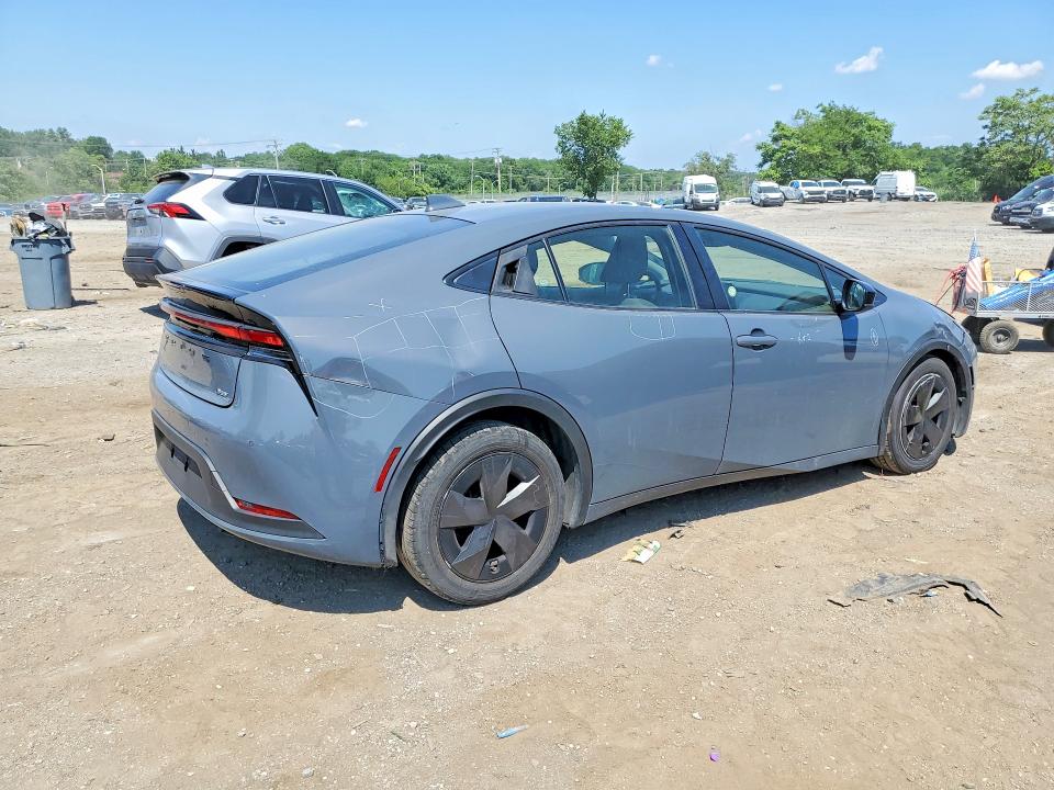 2024 Toyota Prius VIN JTDACAAUXR3026376 COPART salvage auction — FRONT END, Fl - Certificate Of Destruction, sold $7,000 on 2026-07-09 (photo 3)