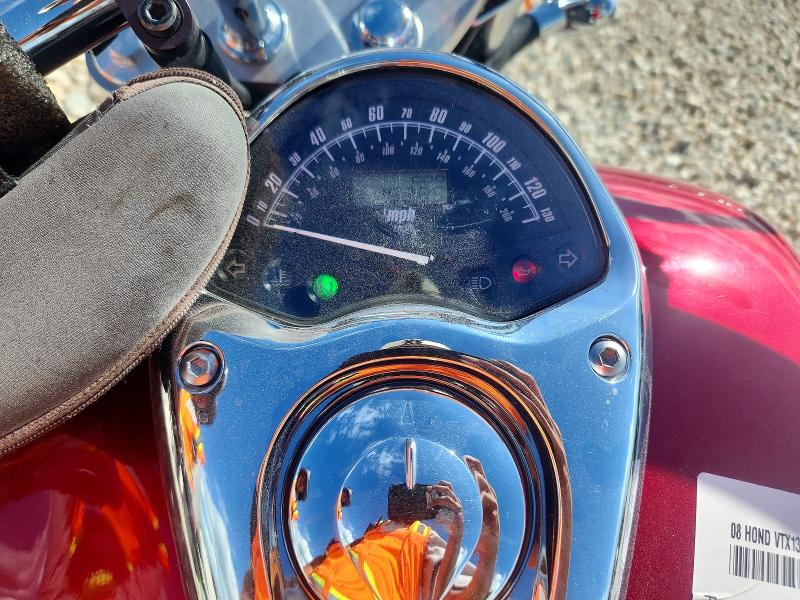 2008 Honda Vtx1300 VIN 1HFSC55048A400337 COPART salvage auction — FRONT END, Tx - Salvage Vehicle Title, sold $1,550 on 2026-07-02 (photo 7)