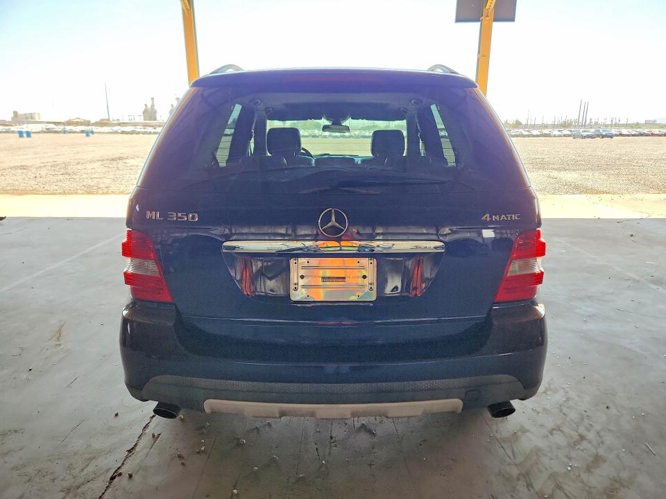 2007 Mercedes-benz Ml-class VIN 4JGBB86E17A272271 COPART salvage auction — MECHANICAL, Az - Certificate Of Title (P), sold $400 on 2026-07-08 (photo 6)