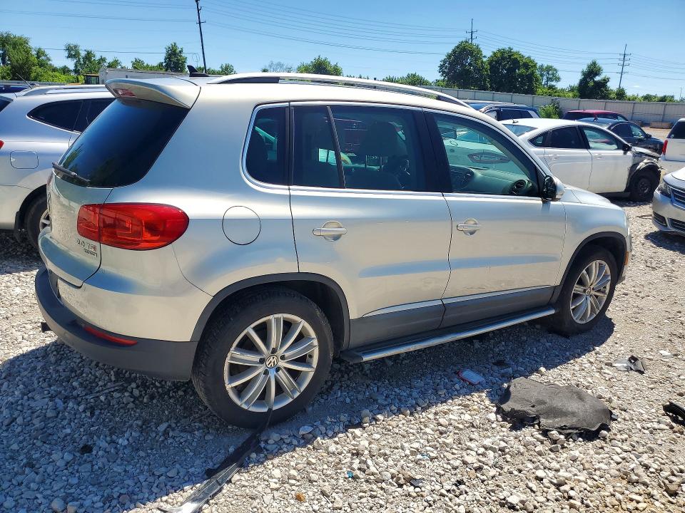 2014 Volkswagen Tiguan VIN WVGBV3AX9EW535822 COPART salvage auction — DAMAGE HISTORY, Mo - Certificate Of Title (P), sold $1,350 on 2026-07-10 (photo 3)